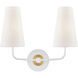 Merri 2 Light 16 inch White Wall Sconce Wall Light