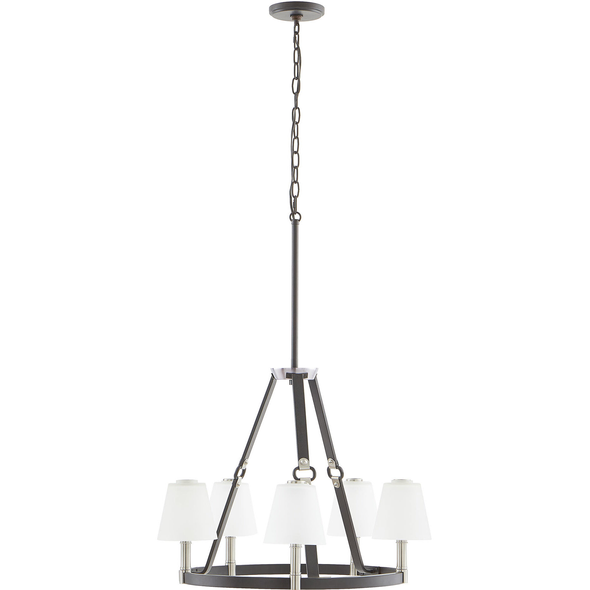 Armstrong Grove 5 Light 25 inch Espresso Chandelier Ceiling Light