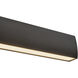 Tila 22.88 inch Black Bath Vanity Light Wall Light