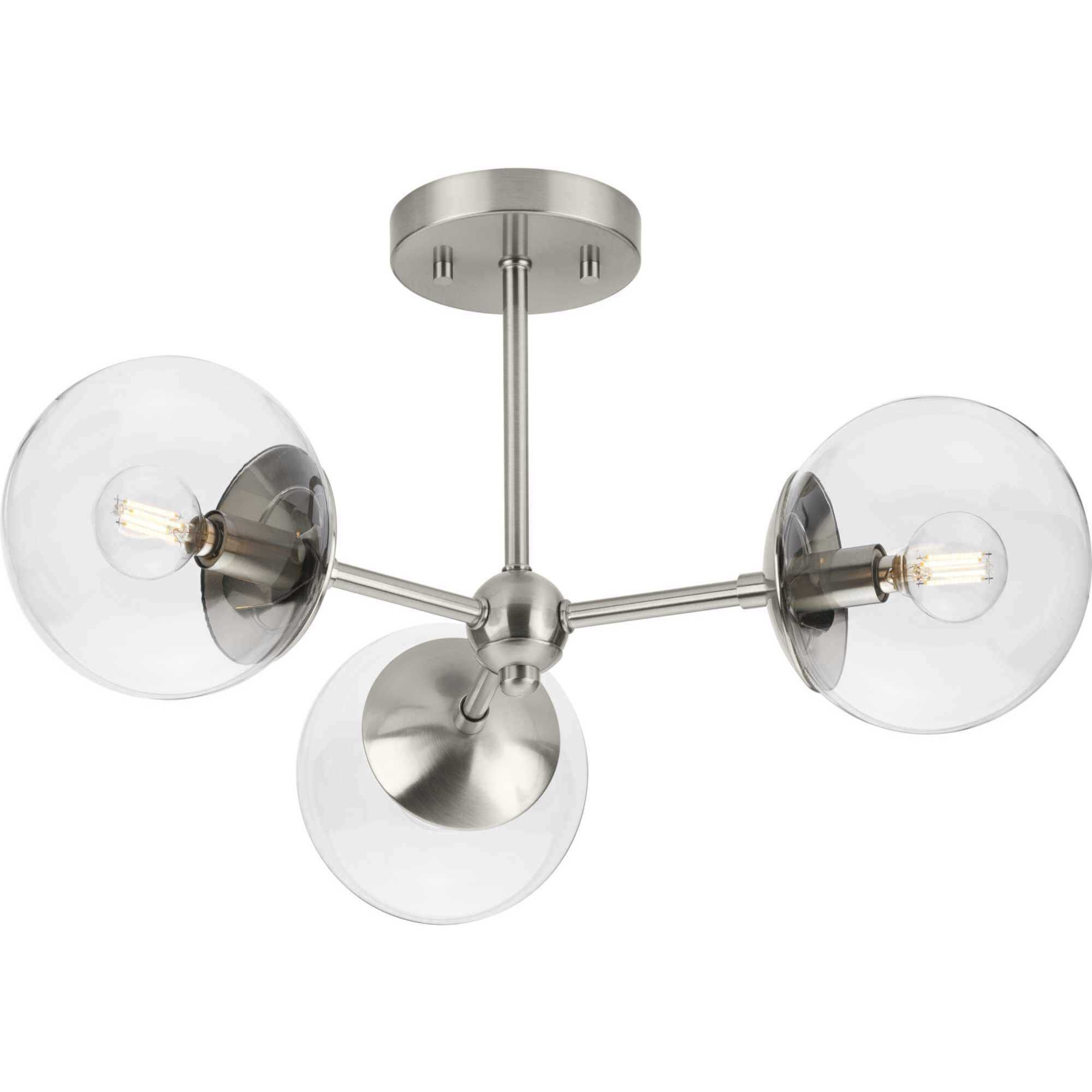 Atwell 3 Light 22.00 inch Semi-Flush Mount