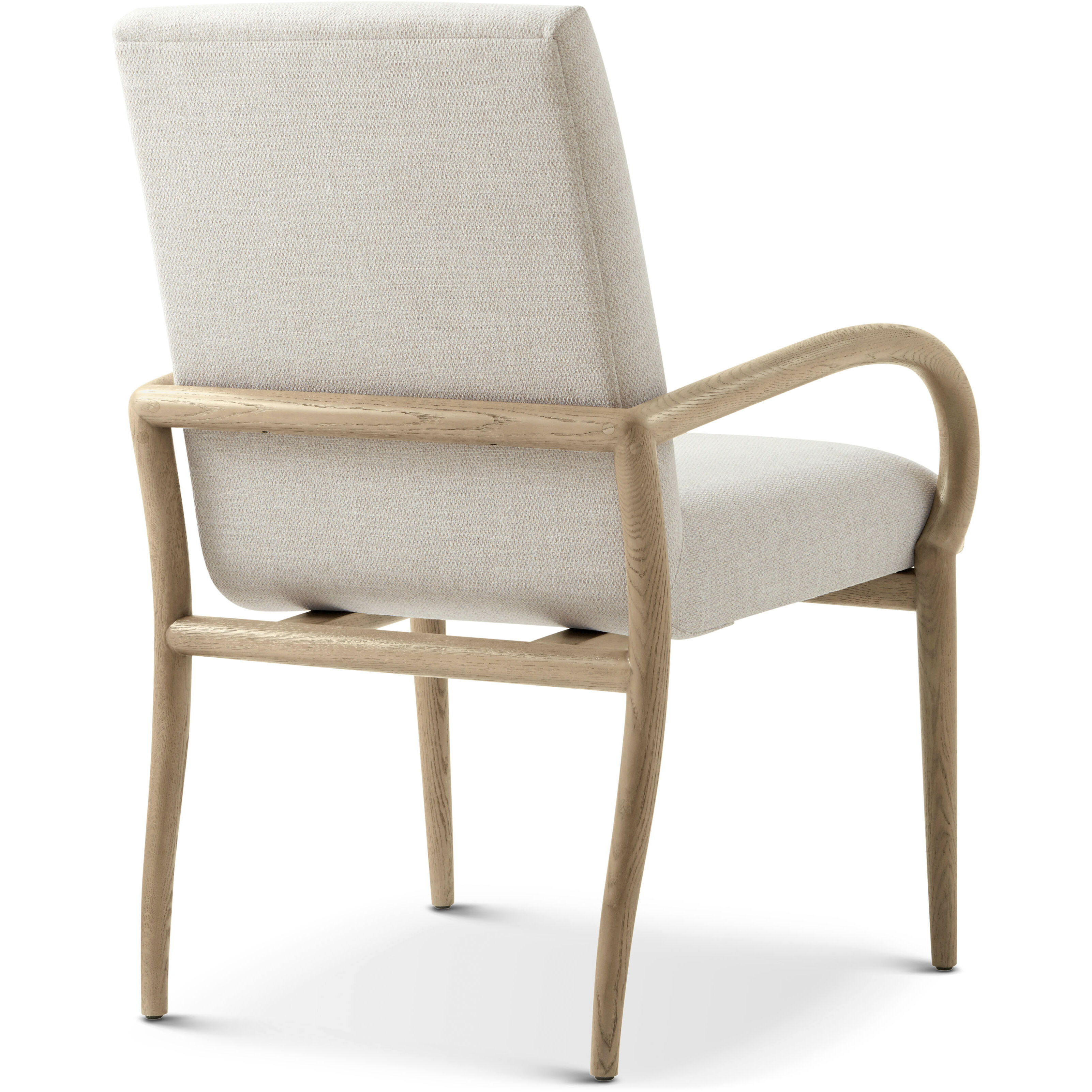 Catalina Dune Dining Chair, Wooden, Upholstered