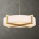 Cresson 4 Light 30 inch Matte Brushed Brass Pendant Ceiling Light