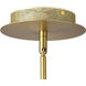 Idris LED 13 inch Vintage Brass Pendant Ceiling Light