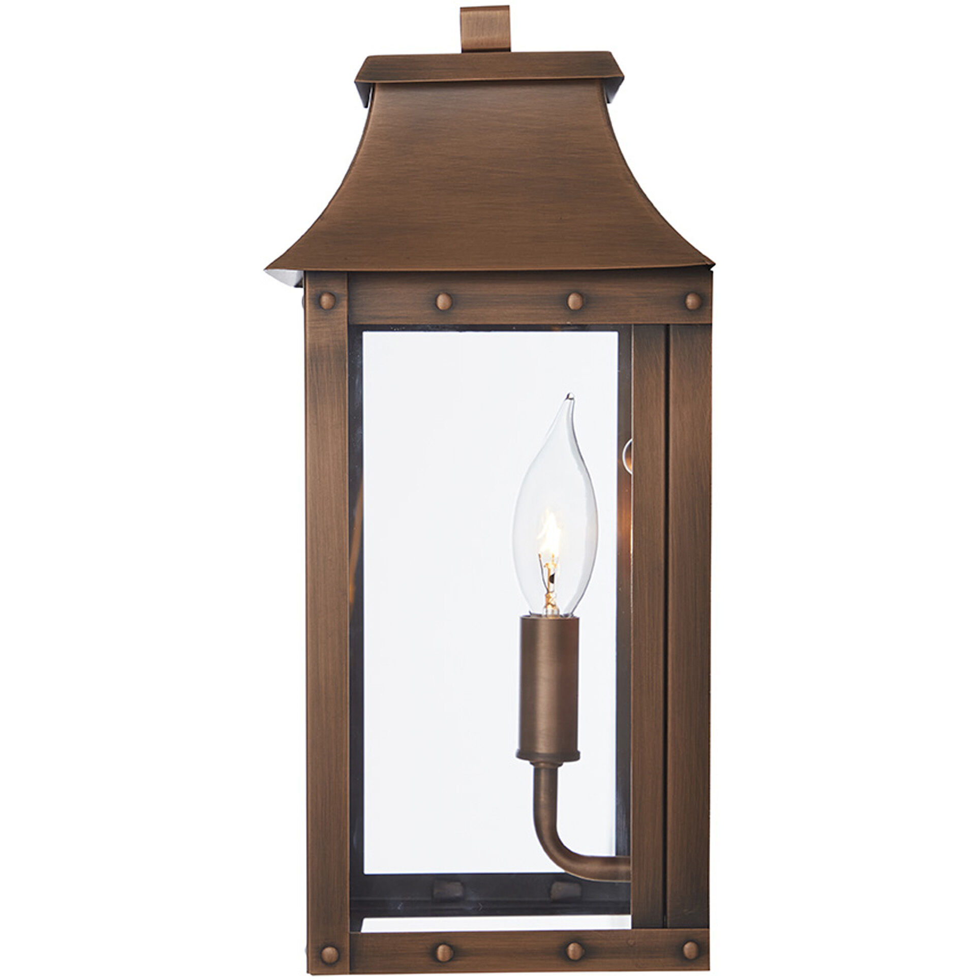 Manchester 1 Light 13 inch Copper Patina Exterior Wall Mount