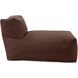 Seascape Chocolate Outdoor Pouf Lounge Cover