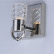 Crystol LED 4.75 inch Polished Nickel ADA Wall Sconce Wall Light