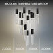 Cinema LED 20 inch Black Indoor Hanging Lighting Ceiling Light