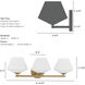 Celestial Valley 3 Light 24.25 inch Alturas Gold Bath Vanity Wall Light, Medium