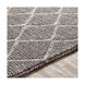 Whistler 120 X 96 inch Charcoal Rug in 8 x 10, Rectangle