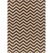 Frontier 66 X 42 inch Dark Brown, Khaki Rug