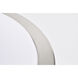 Glamour LED 10 inch Brushed Nickel Flush Mount Ceiling Light
