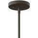 Aria LED 5 inch Buckeye Bronze Outdoor Hanging Lantern