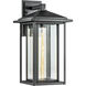 Caldwell 1 Light 17.13 inch Matte Black Outdoor Wall Light