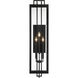 Great Outdoors Knoll Road 4 Light Coal Outdoor Wall Mount