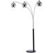 Orson 87 inch 40.00 watt Brushed Nickel Arc Floor Lamp Portable Light