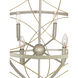 Gerald Ave 6 Light Silver Ridge Pendant Ceiling Light