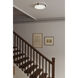 Arclume LED 14.75 inch Chrome and Dark Matte Black Flush Mount Ceiling Light