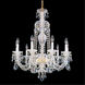 Sterling 9 Light Polished Silver Chandelier Ceiling Light