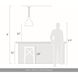 Aethera Pendant Ceiling Light in White Sandstone Cement
