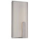 Stella LED 3.25 inch Brushed Nickel ADA Wall Sconce Wall Light, dweLED