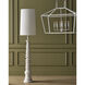 Malayan 80 inch 75 watt Whitewash Floor Lamp Portable Light, Phyllis Morris Collection