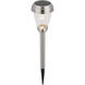 Fae 0.16 watt Silver Outdoor Path Light, Pack of 6