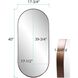 Steele 40 X 17.75 inch Brass Mirror