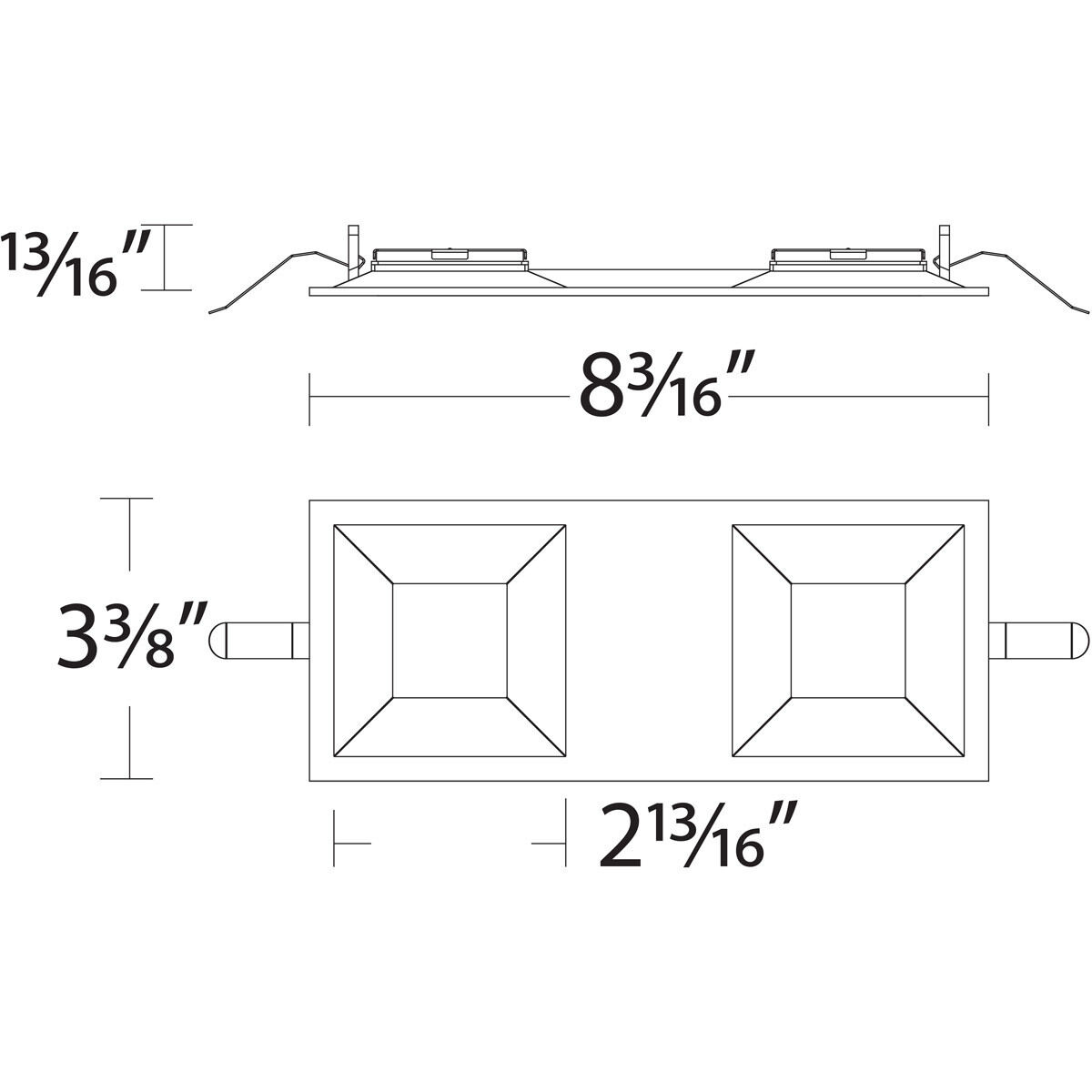 Ocularc LED White Recessed Trims