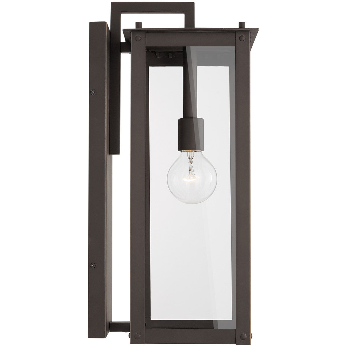 Hunt 1 Light 21 inch Oiled Bronze Outdoor Wall Mount in Incandescent