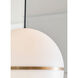 Sean Lavin Hanea Grande LED 13.7 inch Natural Brass Pendant Ceiling Light, Integrated LED