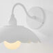 Yael 1 Light 10.5 inch Textured White Wall Sconce Wall Light