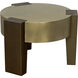 Carrusel 27.5 X 27.5 inch Antique Brass and Aged Brass Coffee Table