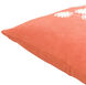 Lachen 20 inch Burnt Orange Pillow Kit in 20 x 20, Square