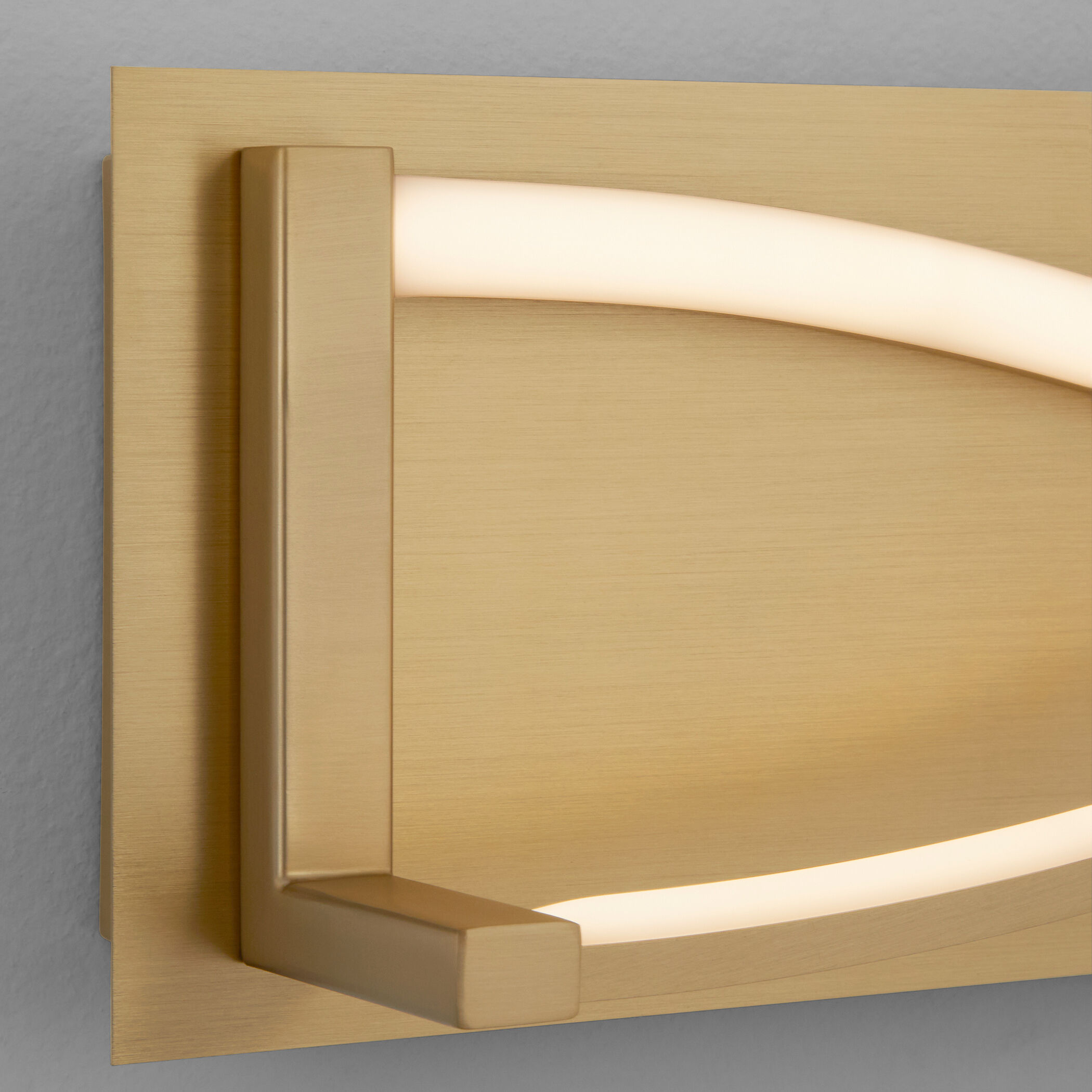 Hyperion 2 Light 22 inch Aged Brass Vanity Light Wall Light