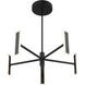 Edge LED 29.25 inch Coal Chandelier Ceiling Light