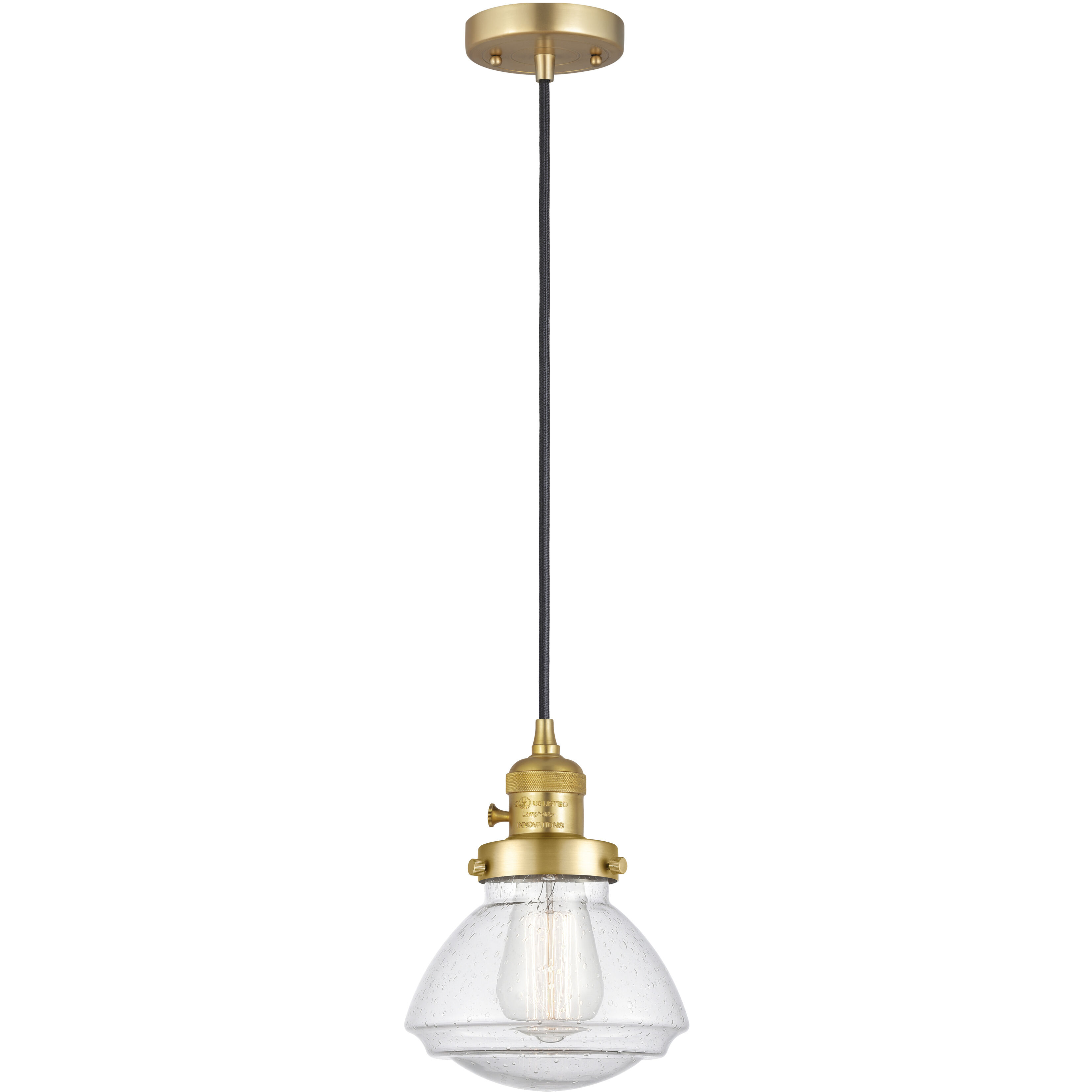 Franklin Restoration Olean 1 Light 6.75 inch Mini Pendant