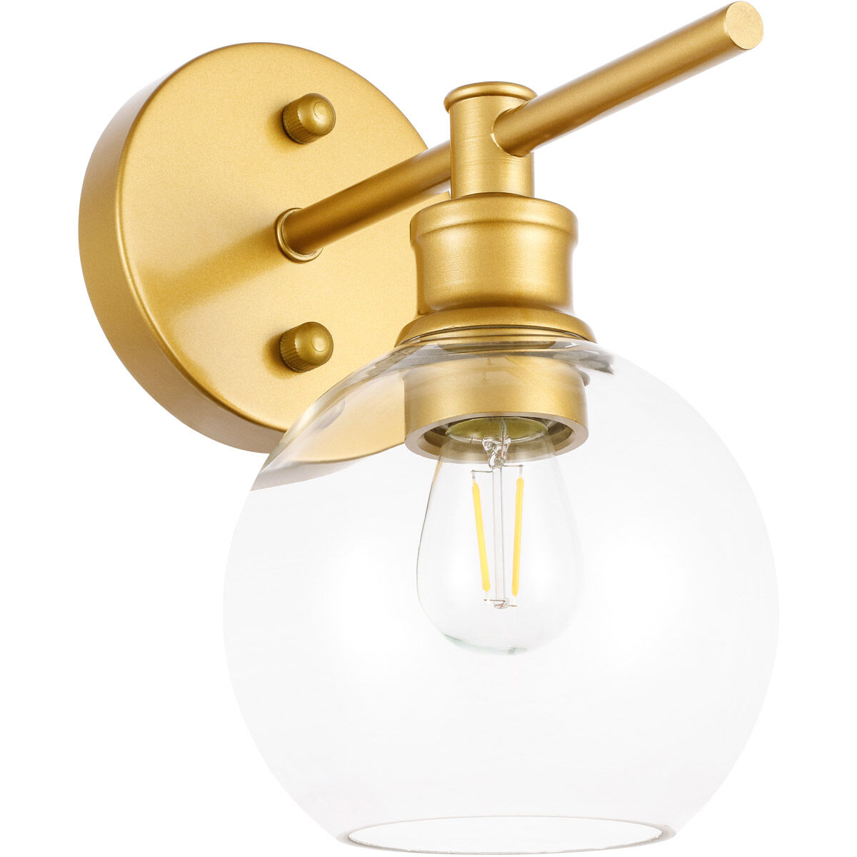 Collier 1 Light 6 inch Brass Wall sconce Wall Light