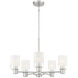 Cedar Lane 5 Light 25 inch Brushed Nickel Chandelier Ceiling Light