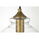 Gwynedd 1 Light 8 inch Brass Pendant Ceiling Light