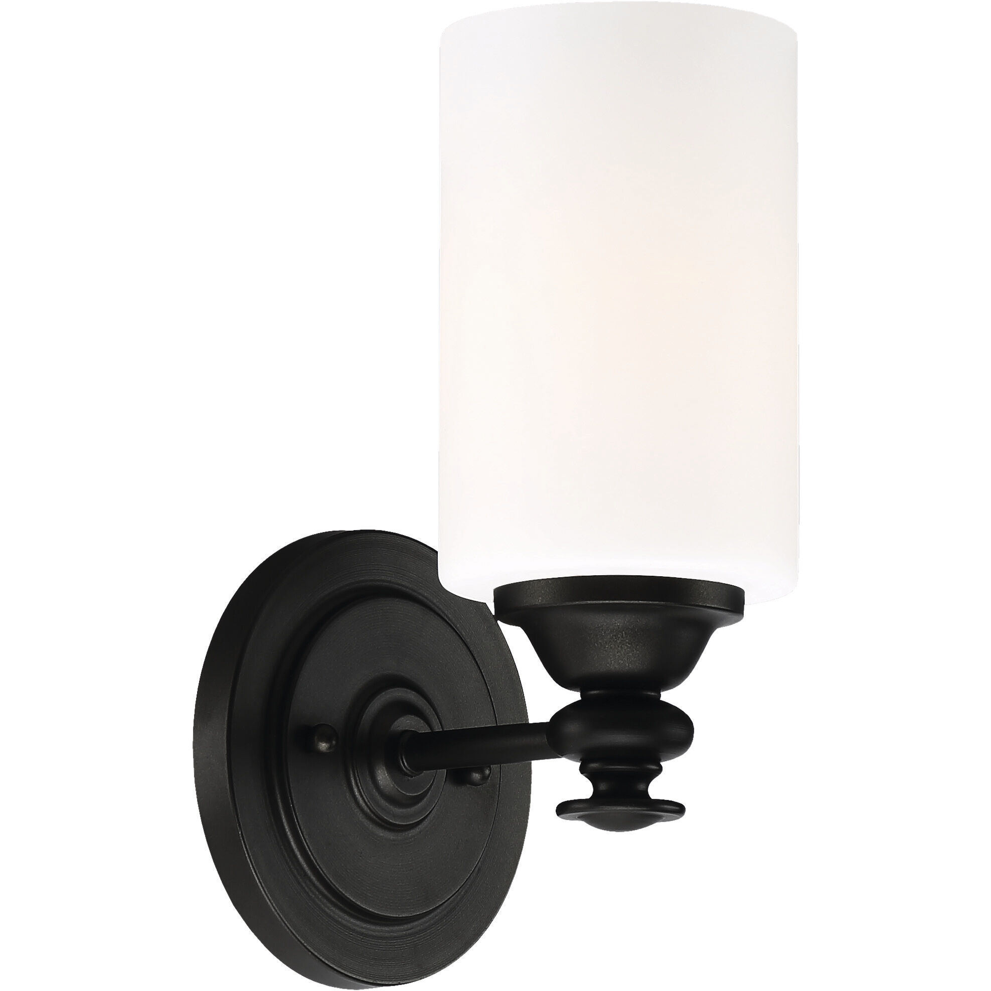 Neighborhood Dardyn 1 Light 5.5 inch Espresso Wall Sconce Wall Light in White Frosted Glass
