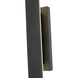 Stylet LED 3.75 inch Sand Black Outdoor Wall Light