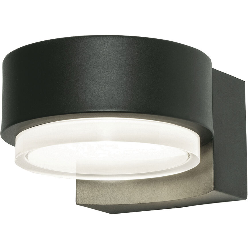 Elm LED 4.25 inch Black Outdoor Sconce