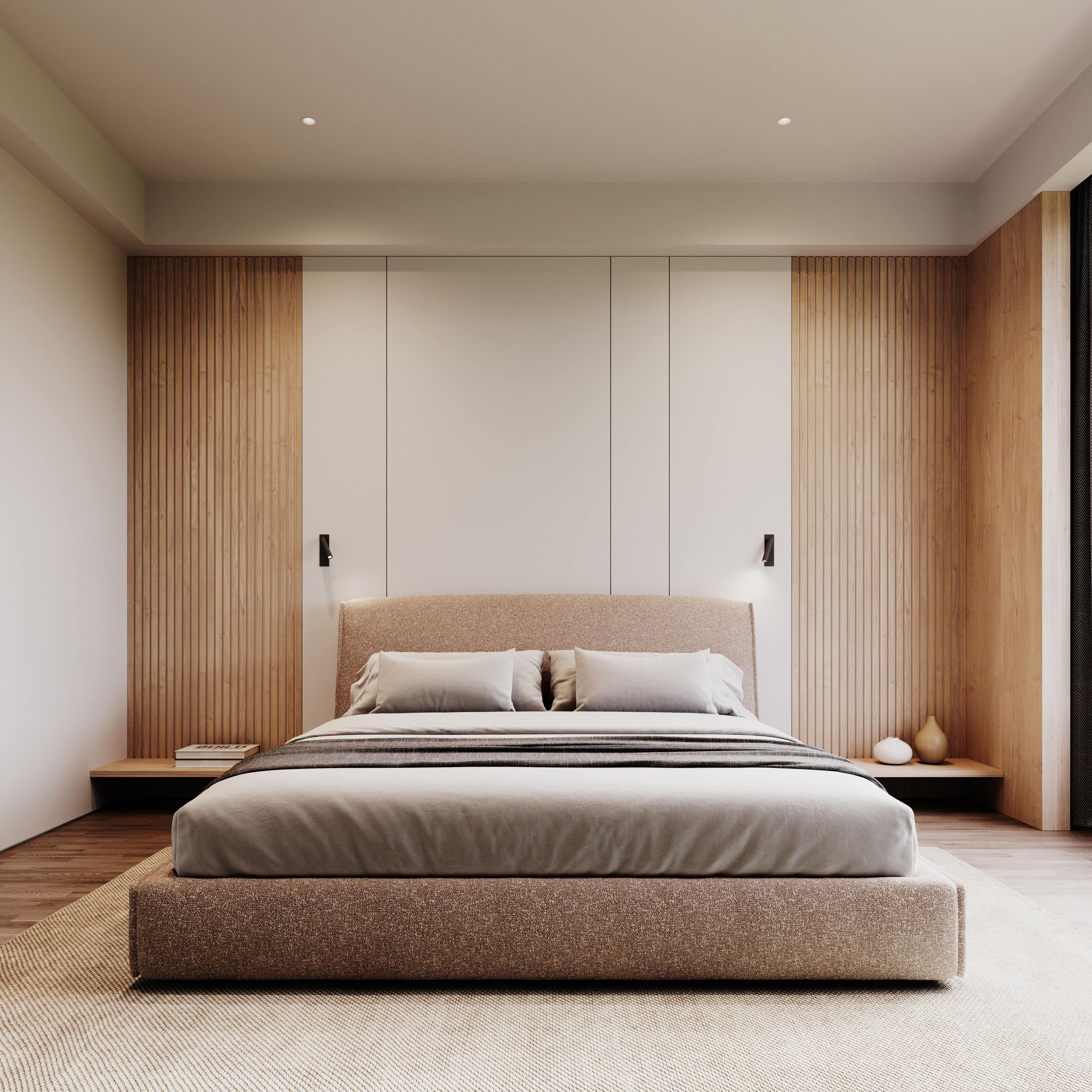 Haim LED 1.5 inch Textured Black ADA Wall Sconce Wall Light, Plug-In