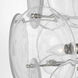 AERIN Loire 6 Light 20 inch Polished Nickel Barrel Chandelier Ceiling Light in Clear Strie Glass, Medium