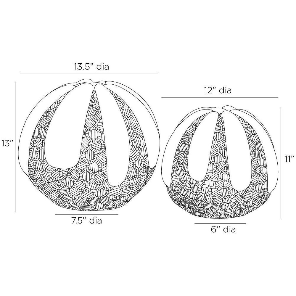 Faye 11 inch Sculptures, Set of 2