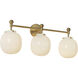 Alora Mood Cherise 3 Light 28.38 inch Brushed Gold Vanity Light Wall Light