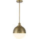 Vorey 1 Light 13 inch Oxidized Aged Brass Pendant Ceiling Light