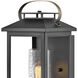 Coastal Elements Atwater Outdoor Wall Mount Lantern in Black, Non-LED, Medium