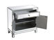 Modern Antique Silver Cabinet in Antique Sliver