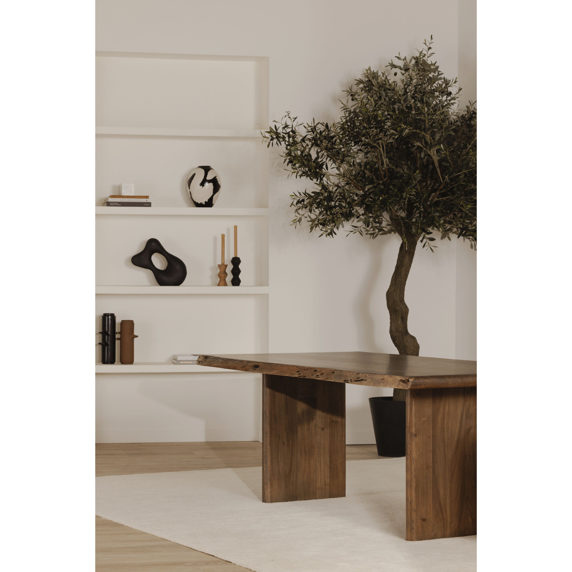 Lila 78 X 40 inch Brown Dining Table, Small